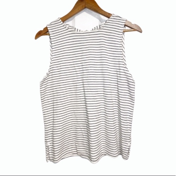 J.Crew Striped Bow Back Tank - Picture 2 of 2